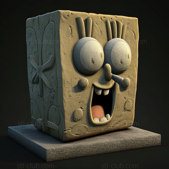 3D model st SpongeBob SquarePants Battle for Bikini Bottom   Rehydrated (STL)